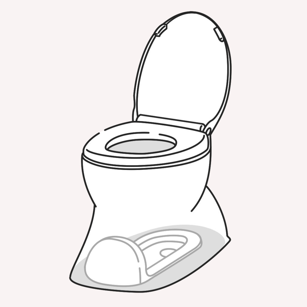 形状変換用便器